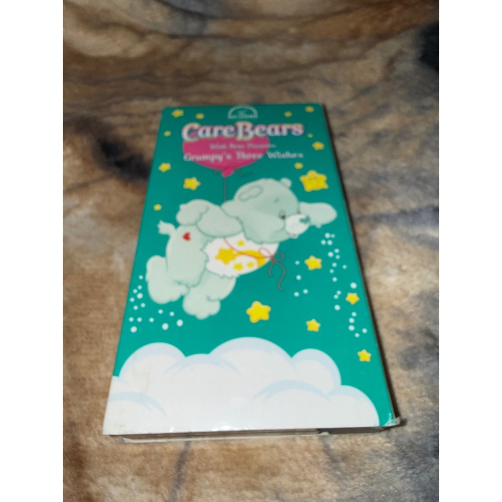 Care Bears Wish Bear Presents Grumpy's‎ Three Wishes VHS Tape Nelvana Play Along